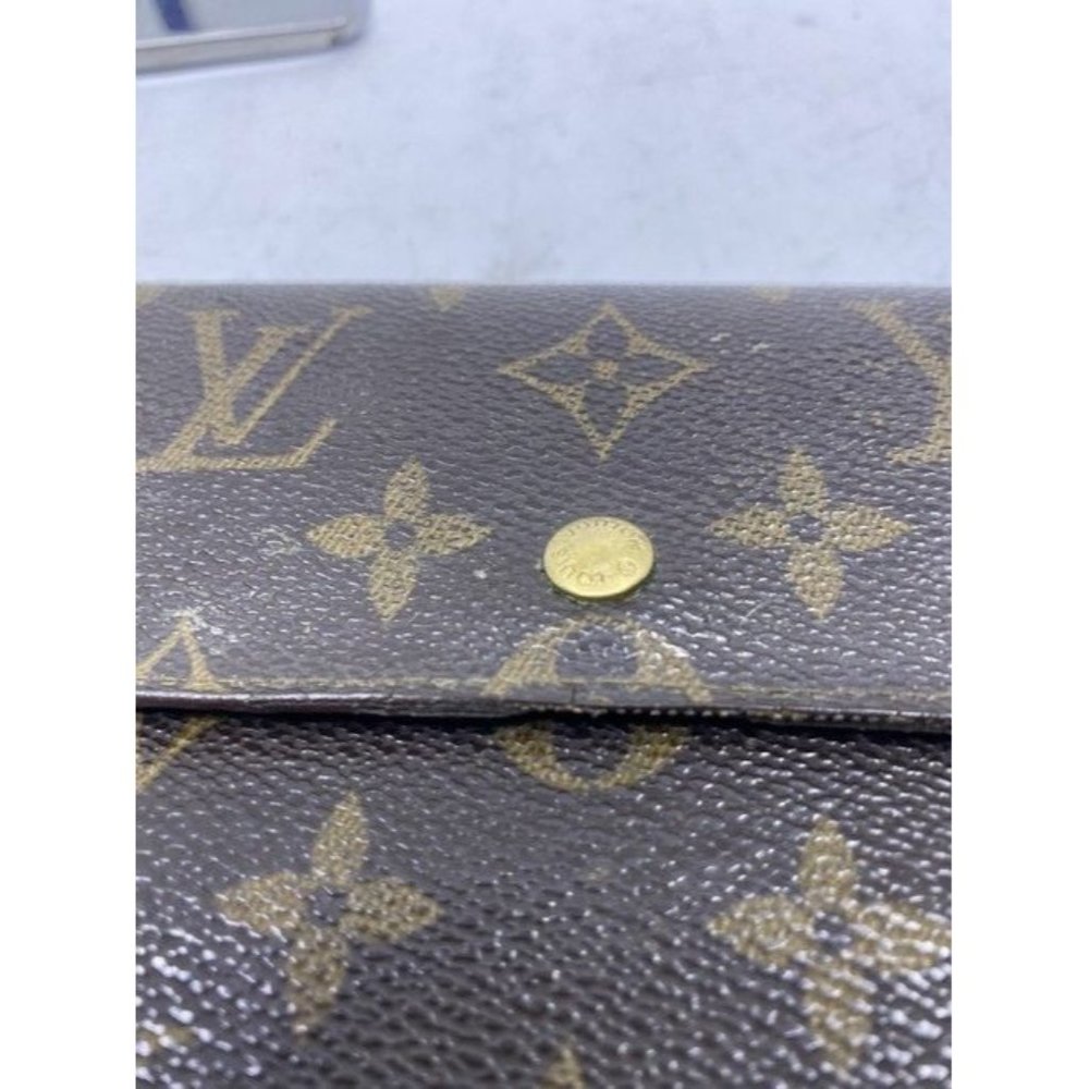 Louis Vuitton Brown Sarah De Large Canvas Travel M10988 Wallet - Picture 6 of 11